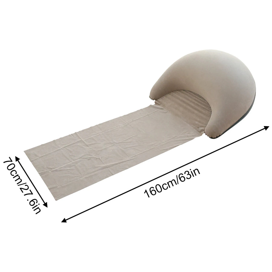 Opblaasbare kampeer- en strandmat PVC