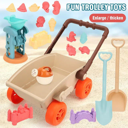 Strand speelset met trolley