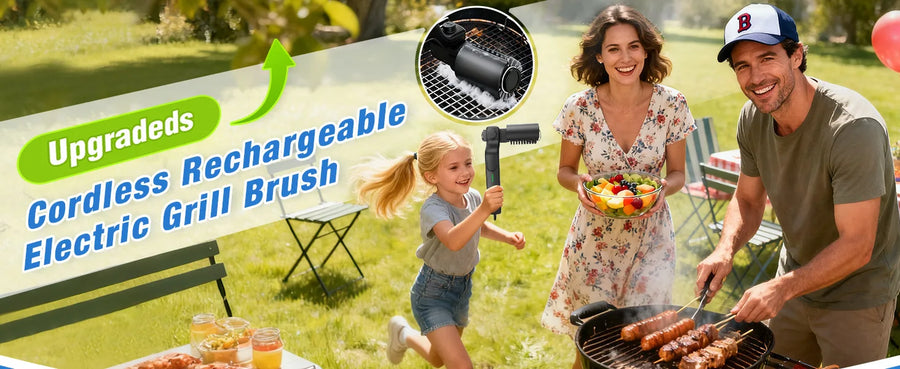Elektrische grillborstel oplaadbaar