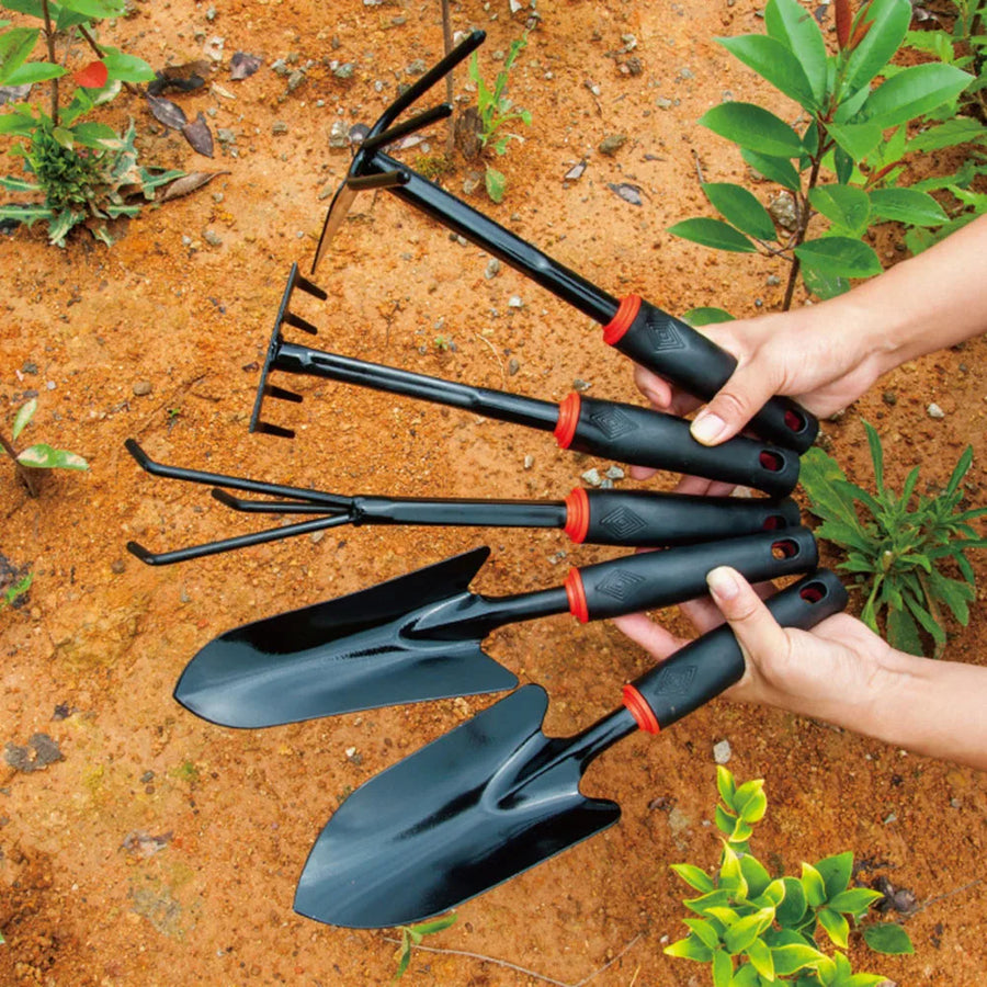 Multifunctioneel tuingereedschap schep hoes hark