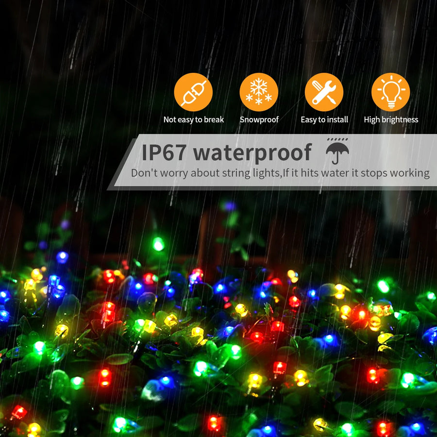 LED Sfeerlichtslinger dimbaar warmwit RGB waterdicht