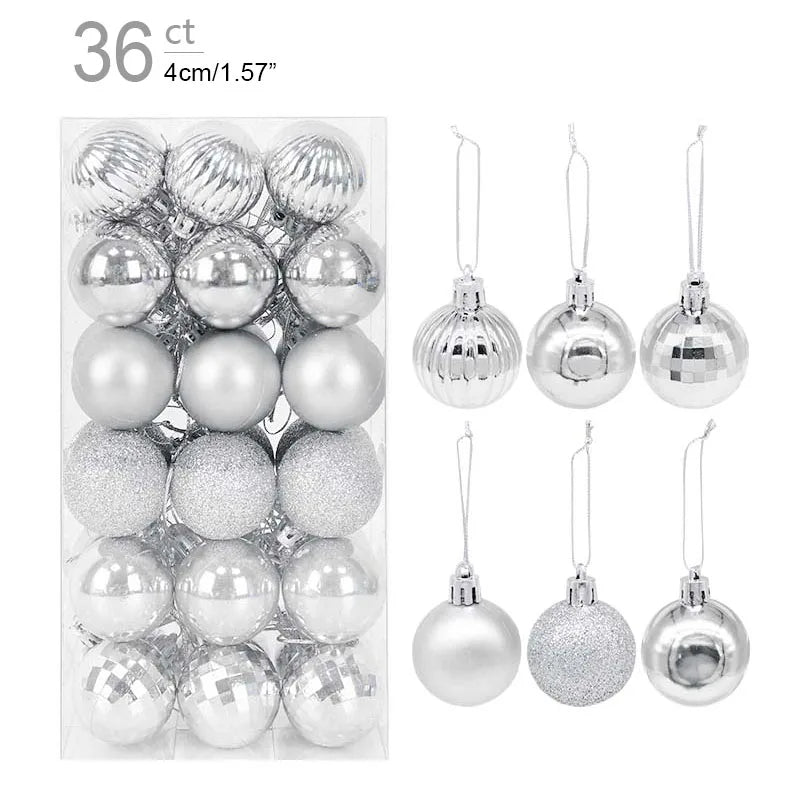 Kerstballen set decoratie