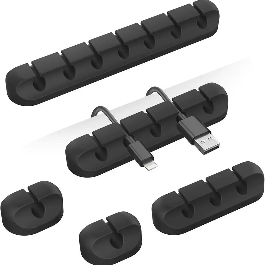 Kabelclips siliconen zelfklevend 5 stuks