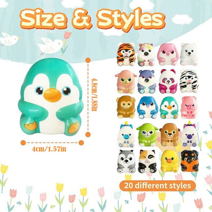 Mini squishies 6 of 12 stuks