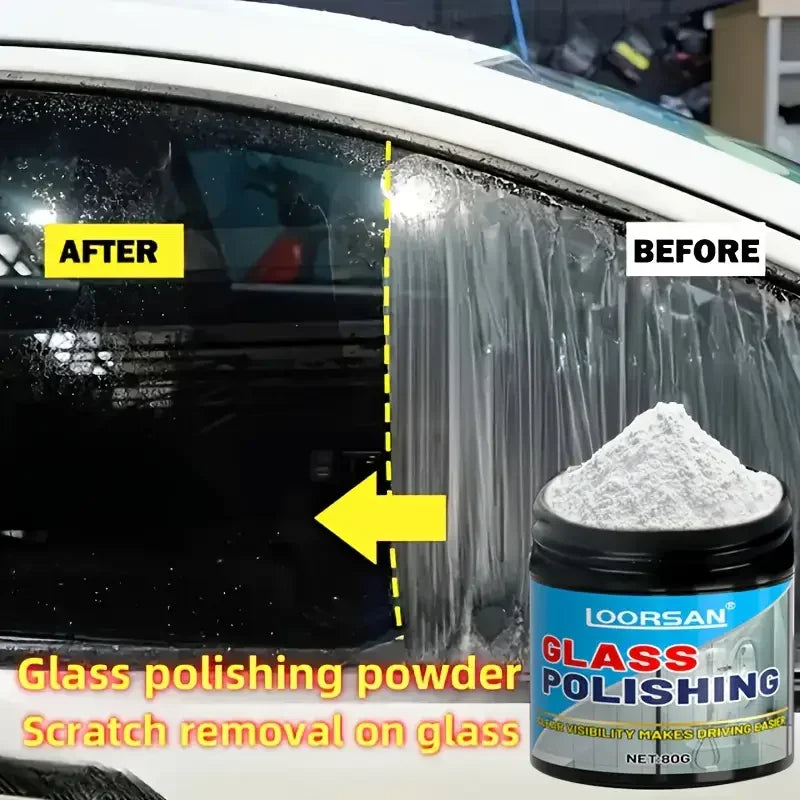 Glaspolijstpoeder voor auto en huisglas