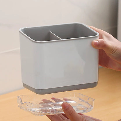 Bestek organizer met afdruiprek - Dubbellaags en afneembaar