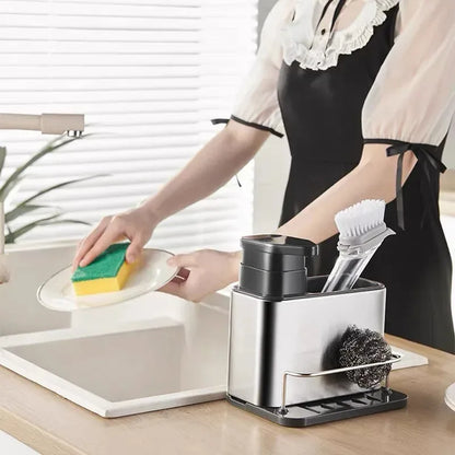 RVS Bestekhouder met Afdruiprek