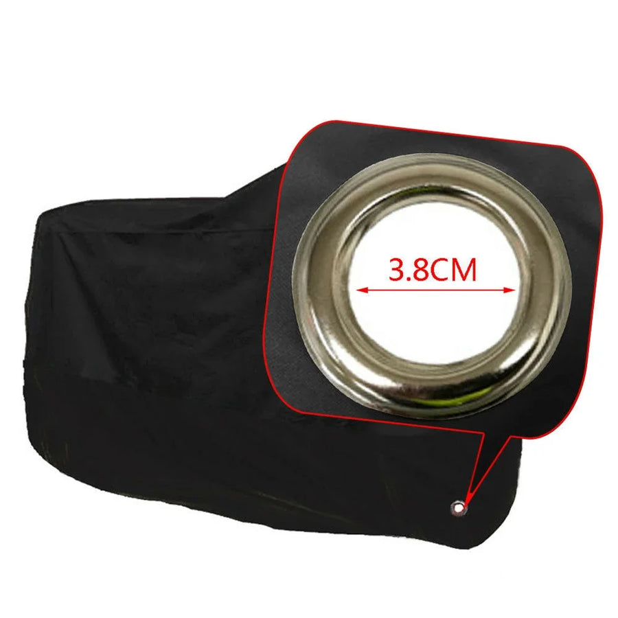 Motorhoes waterdicht zwart