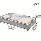 Opbergbox onder bed 120x33x18 cm stofvrij