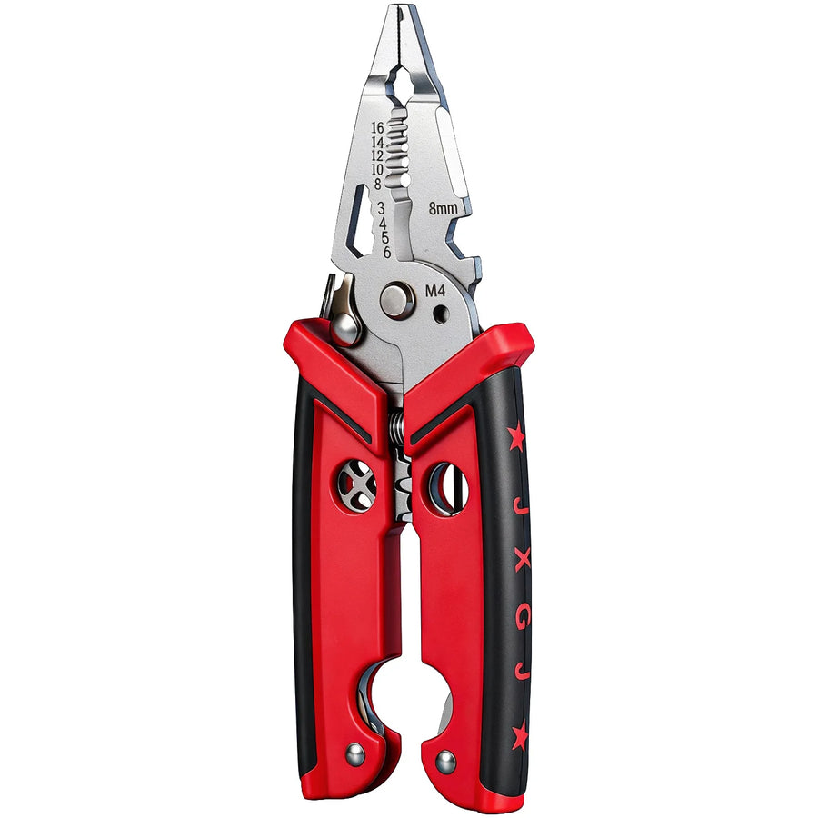 Elektricienstang 18-in-1 draadstripper knipper krimptang