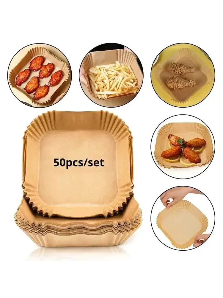 Rond bakpapier airfryer 50 stuks