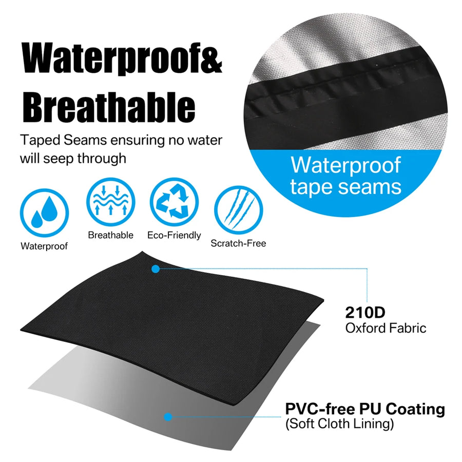 Sun Lounger Protective Cover Waterproof and UV-Resistant