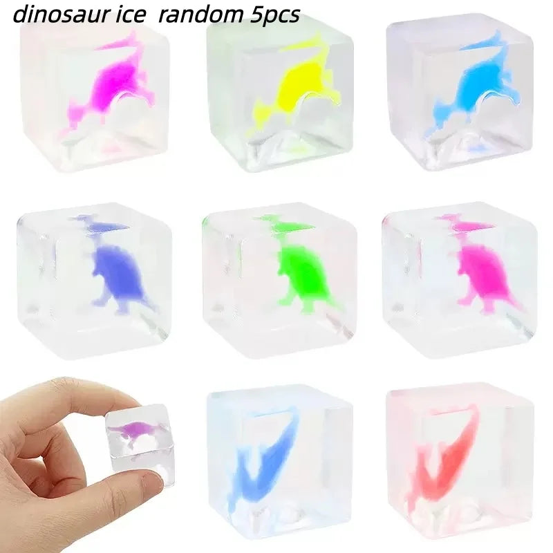 Squishy kubus fidget speelgoed pastel