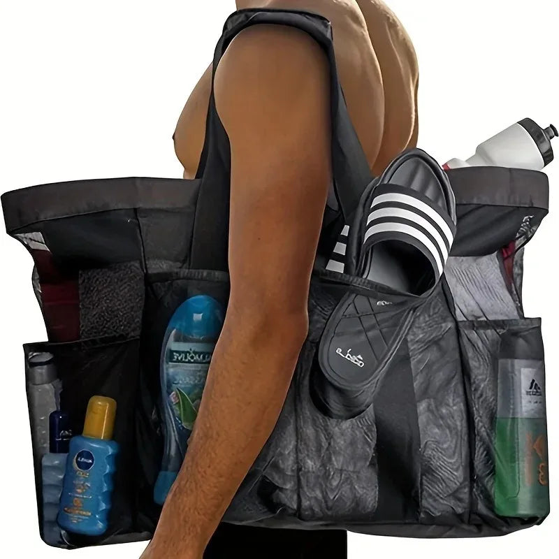 Strandtas extra large waterdicht inklapbaar nylon
