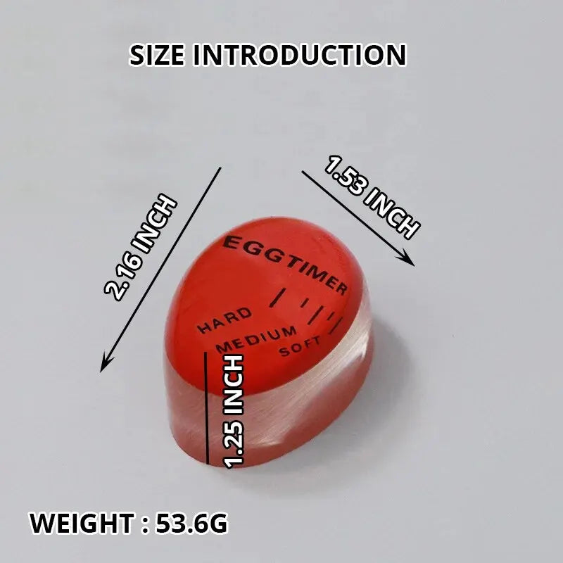 Ei-timer kleurveranderend resin rood