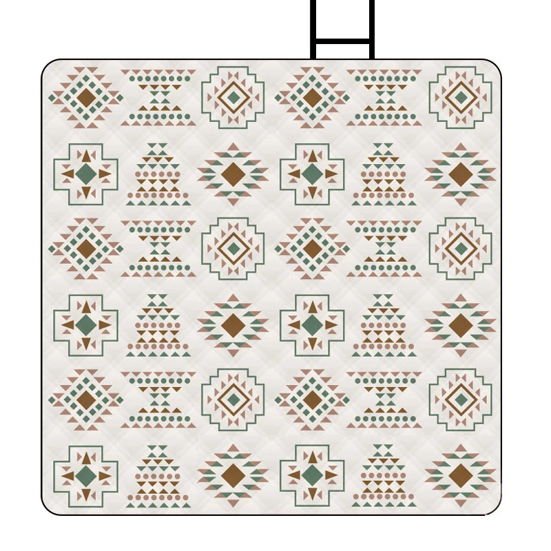 Picknickmat 200x200 cm vochtbestendig machinewasbaar