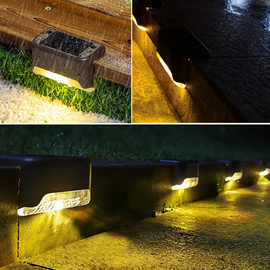 Solar LED buitenlamp warm wit IP66 dimbaar