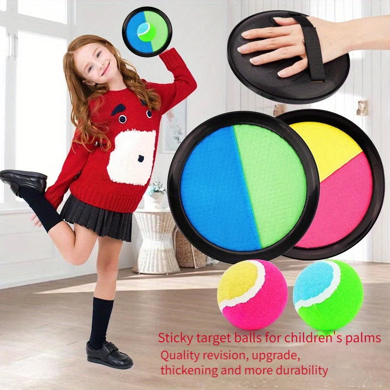 Vangbal speelset kinderen plastic 19x19x2 cm