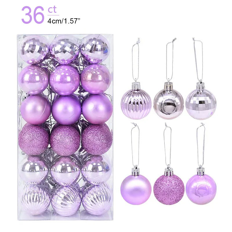 Kerstballen set decoratie