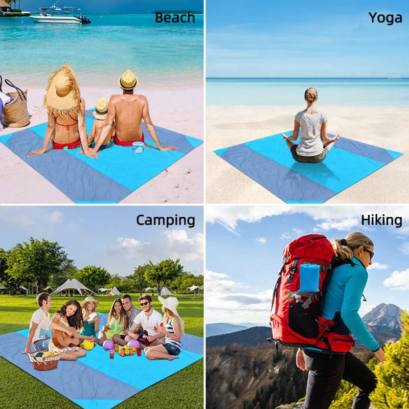 Strandmat extra groot waterdicht zandvrij