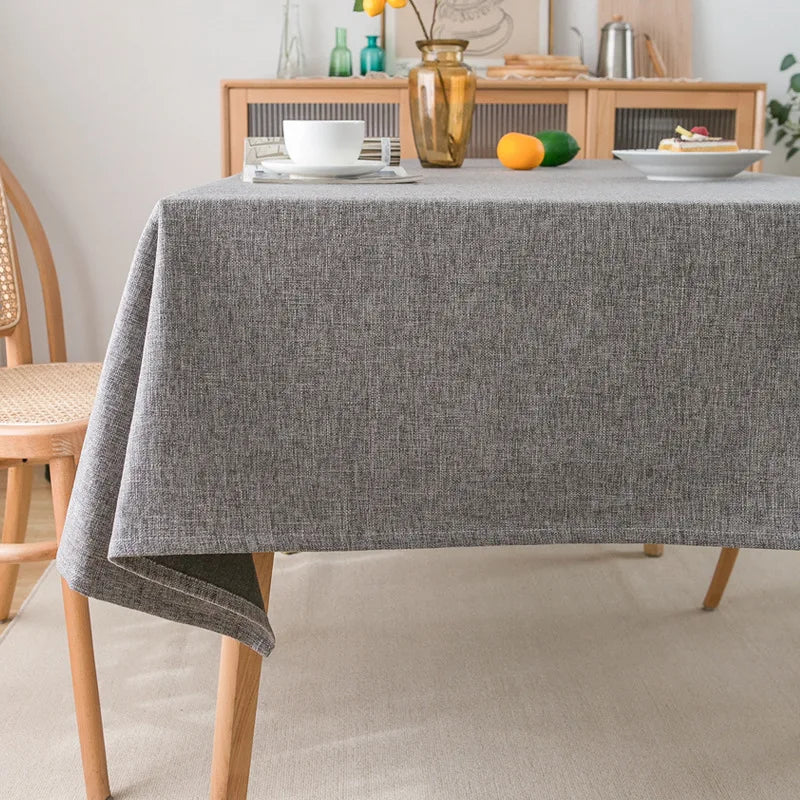 Tafellaken rechthoekig waterdicht oliebestendig polyester katoen