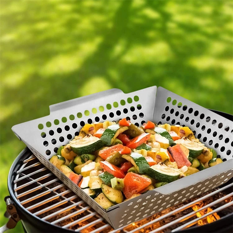 Grillmand roestvrij staal groenten BBQ