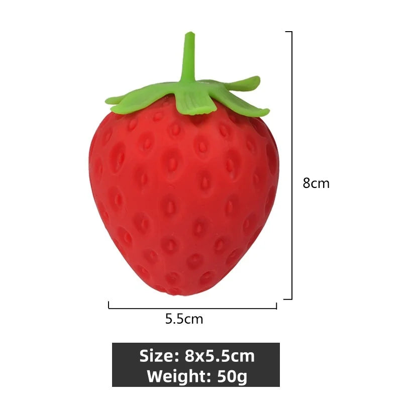 Squishy fidget toy fruitvorm