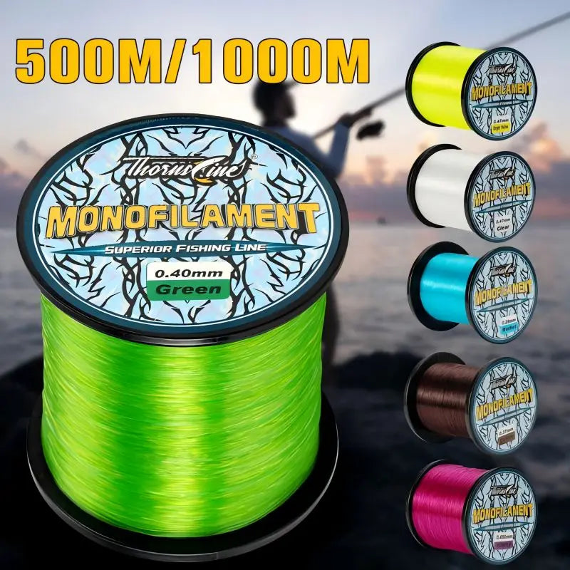 Vislijn nylon monofilament 500/1000m zinkend 3-39 lb
