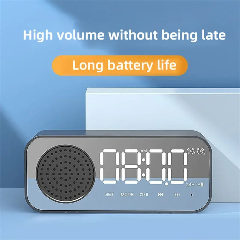 Digitale wekkerradio Bluetooth speaker LED