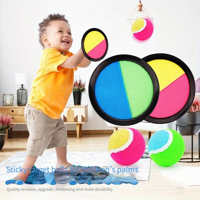 Vangbal speelset kinderen plastic 19x19x2 cm