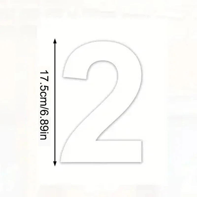 Zelfklevende Vuilnisbak Nummersticker