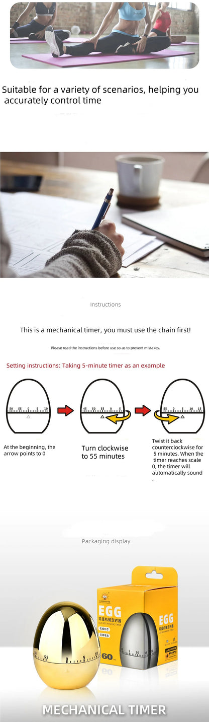 Kunststof kookwekker tot 60 minuten