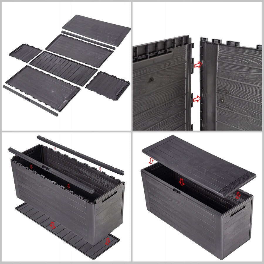 Opbergbox tuin 280L bruin