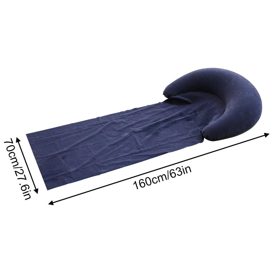 Opblaasbare kampeer- en strandmat PVC