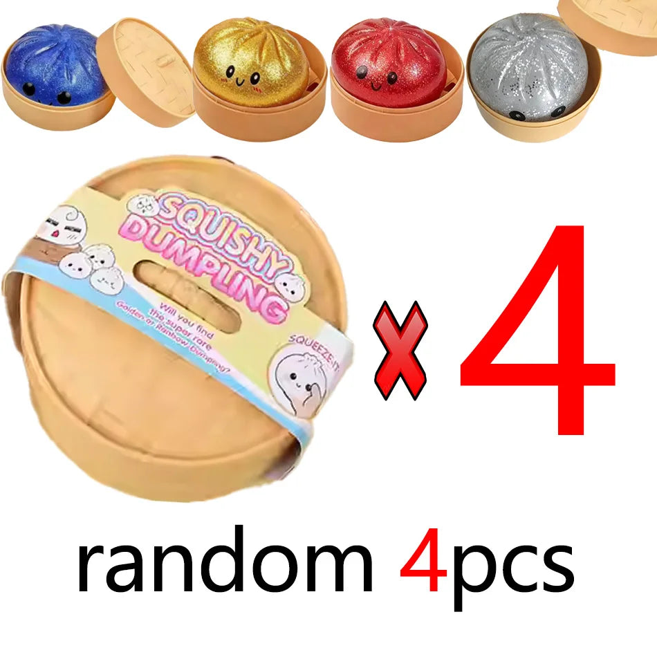 Knijpspeeltje squishy dumpling stressvermindering