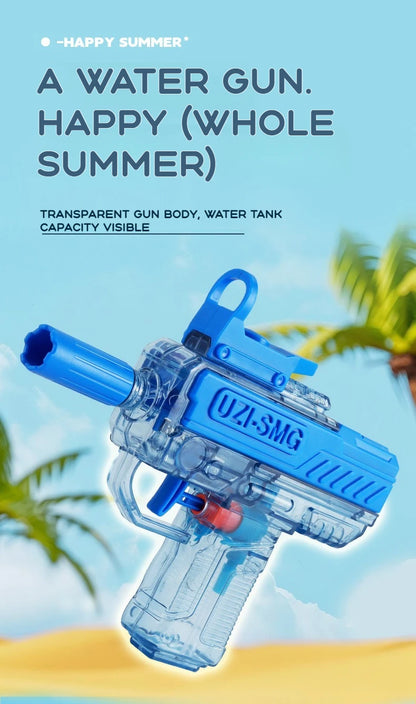 Niet-Elektrisch Waterpistool – UZI Stijl – Vol Automatisch en Hoge Druk