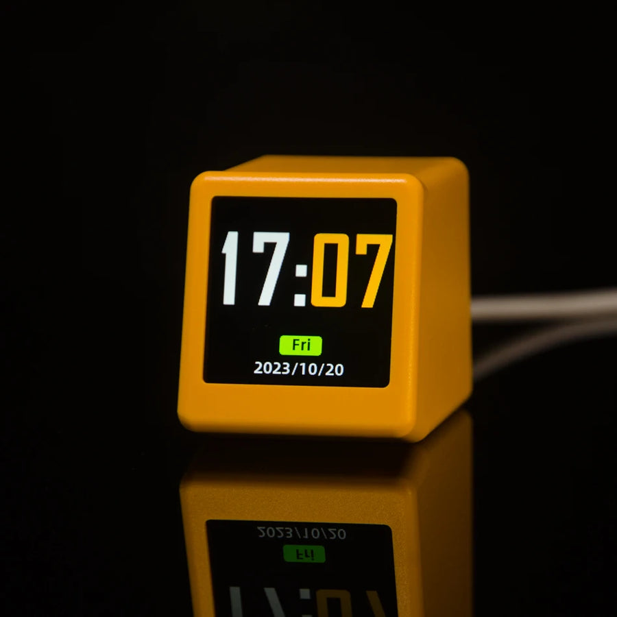 Bureauklok digitaal 45x35x40 mm met achtergrondverlichting