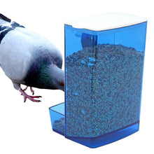 Vogelvoerbak hangend kunststof blauw