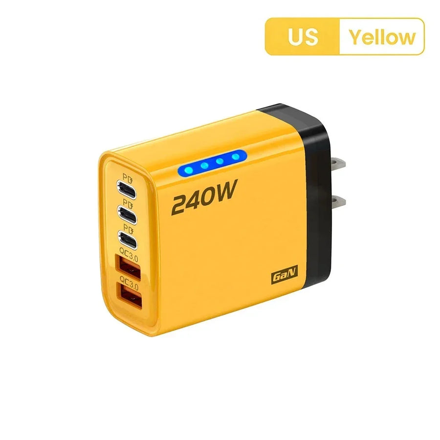 120W USB C  snellader EU stekker