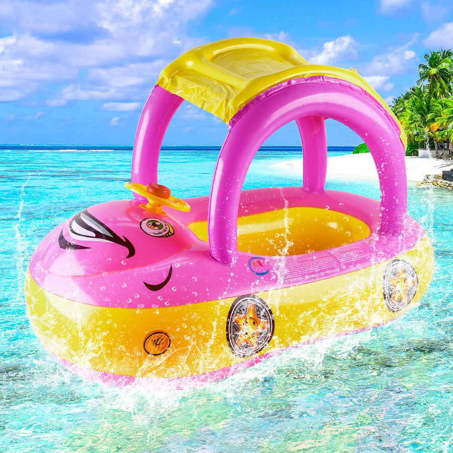 Toddler Pool Float Car Shape – Buoyancy Aid for Children 3-6 Years