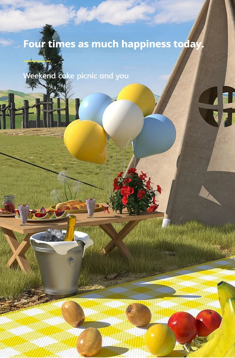 Strandmat picknickmat waterdicht groot opvouwbaar