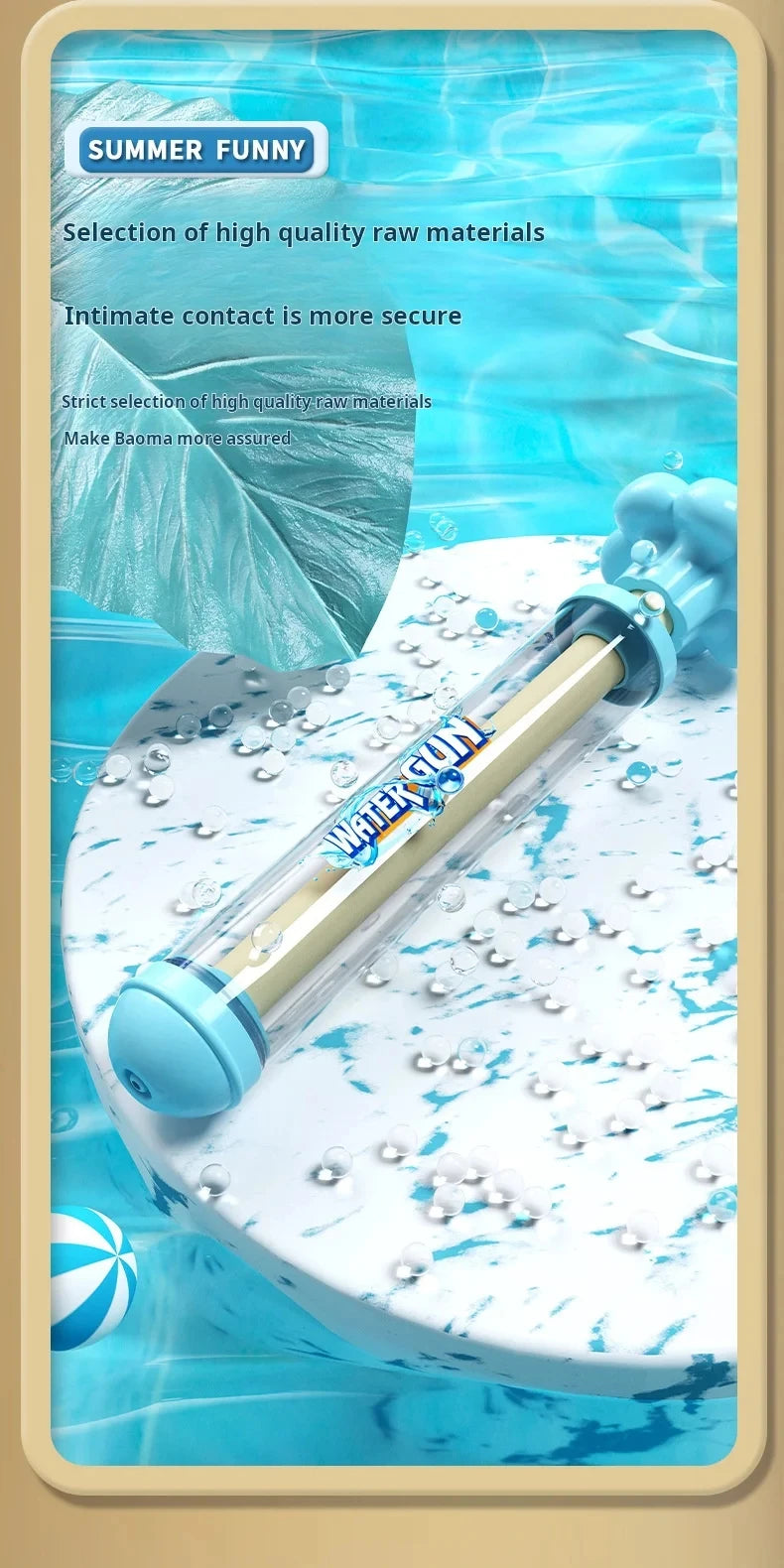 Extendable Water Gun for Water Fights