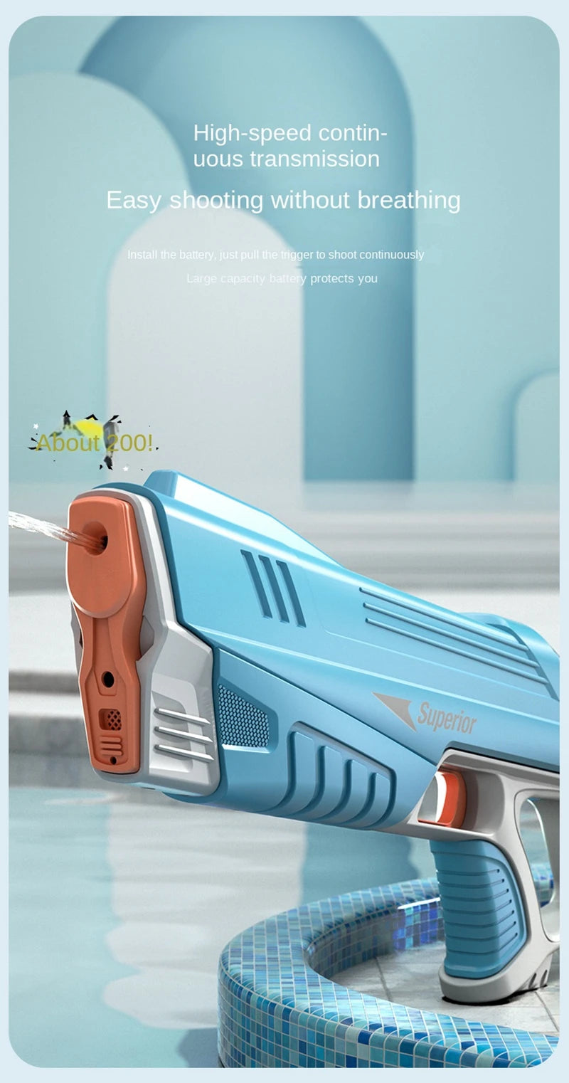 Electric Water Gun Automatic – 43 cm – For Kids and Adults