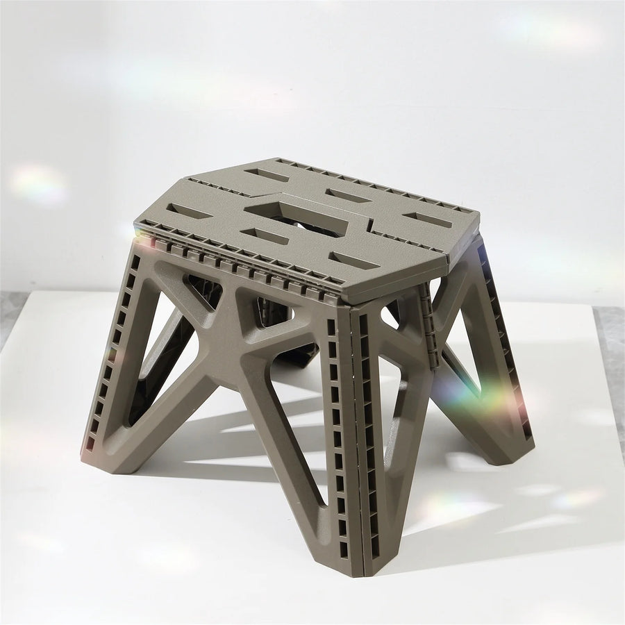 Opvouwbaar krukje plastic 28.5x20x24 cm