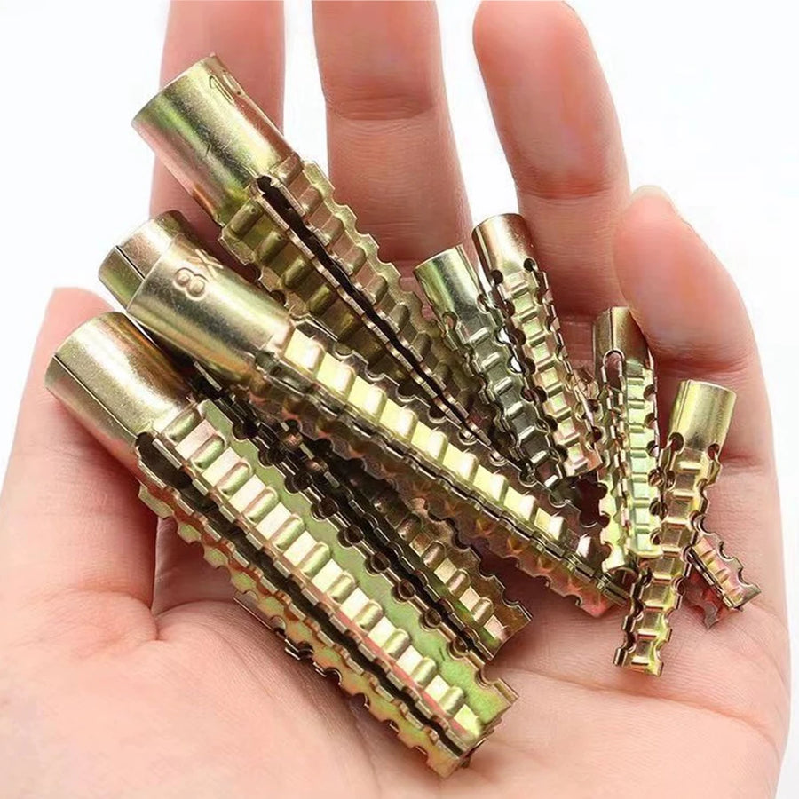 Muurankers staal M5 M6 M8 met schroeven