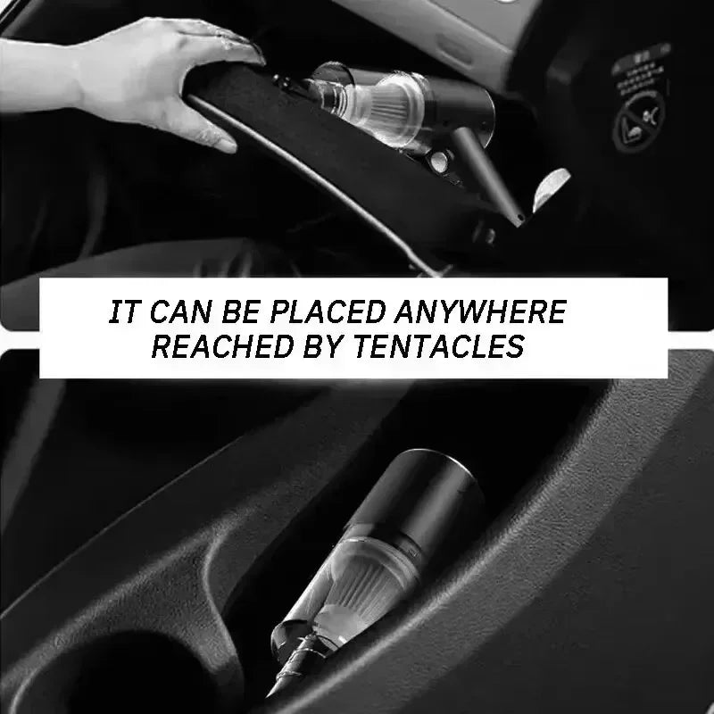 Cordless 4-in-1 Vacuum Cleaner with Blower and Suction Function for Car and Home