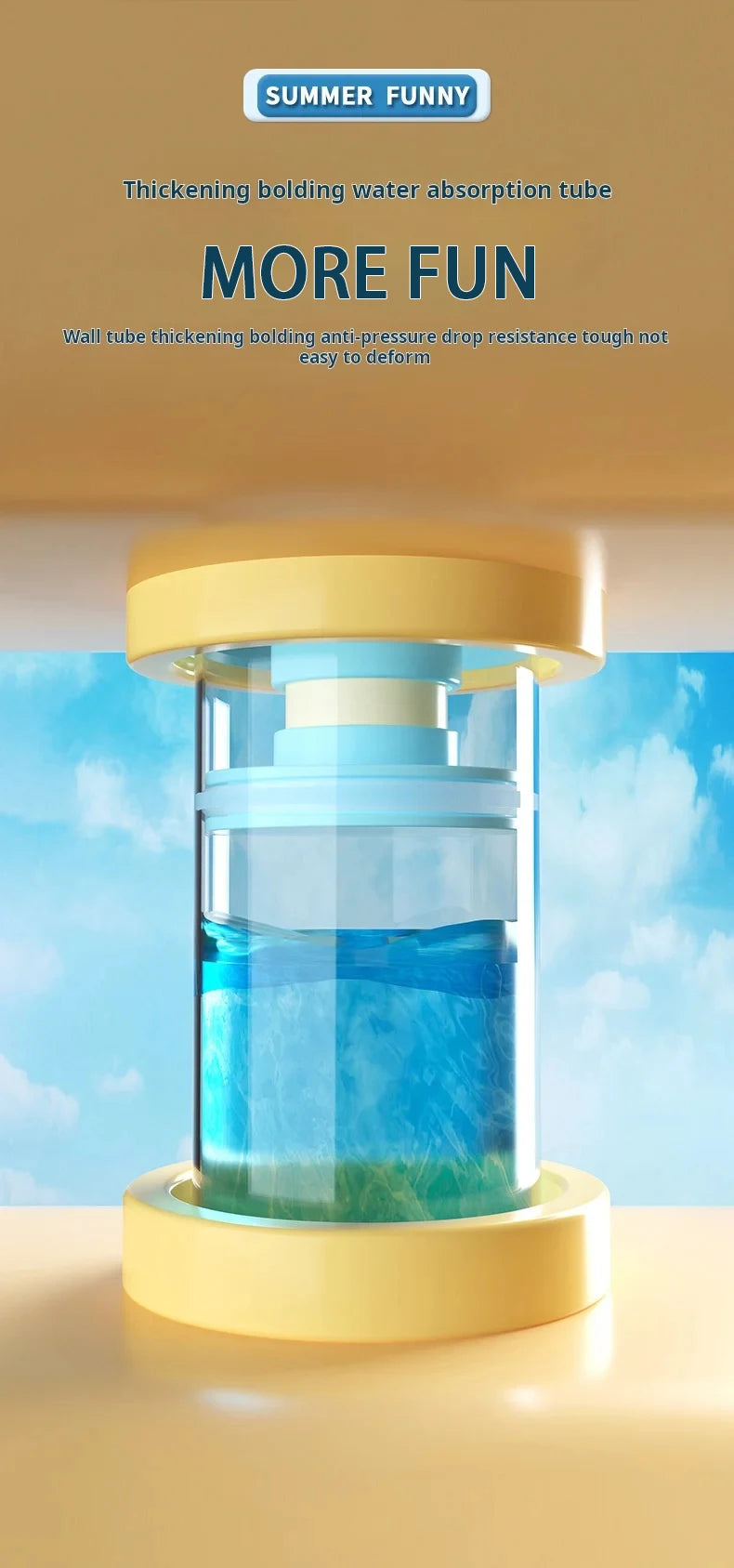 Extendable Water Gun for Water Fights