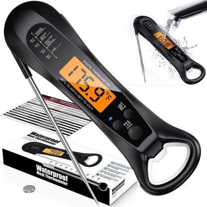 Vleesthermometer digitaal snel meten backlight magneet