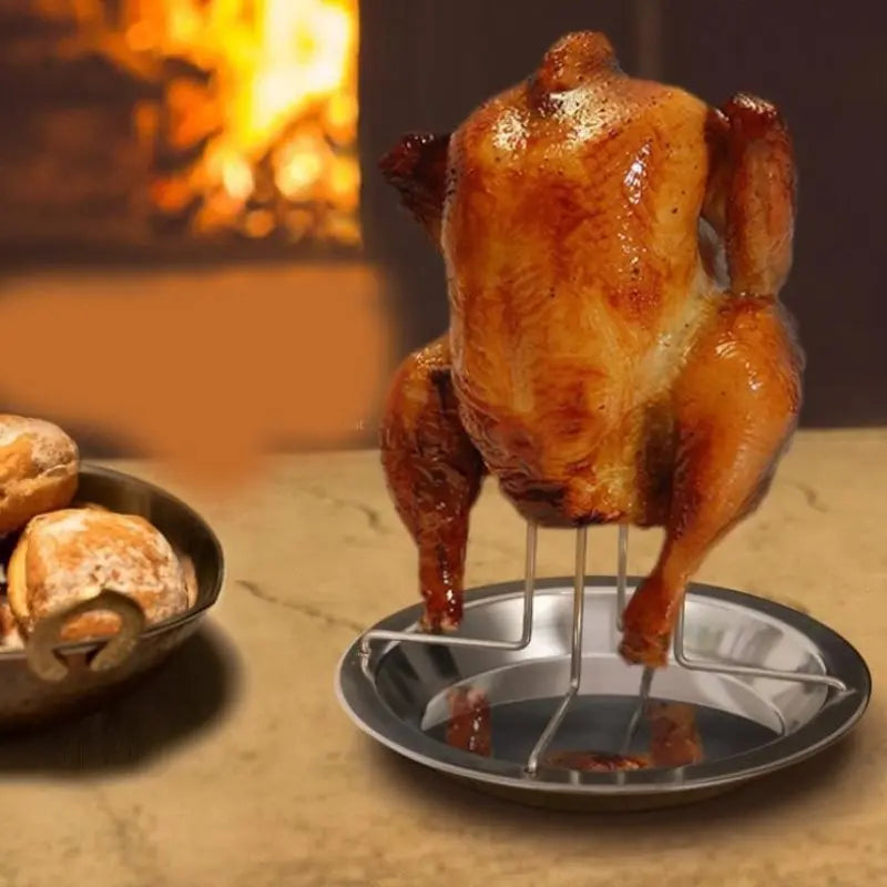 Grillrek kipdrumsticks 14 plekken met druppelpan