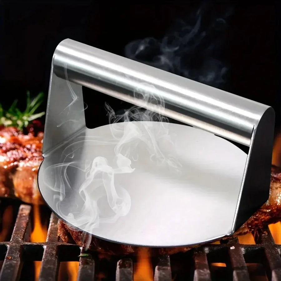 Stainless Steel Smash Burger Press for Consistent Burgers